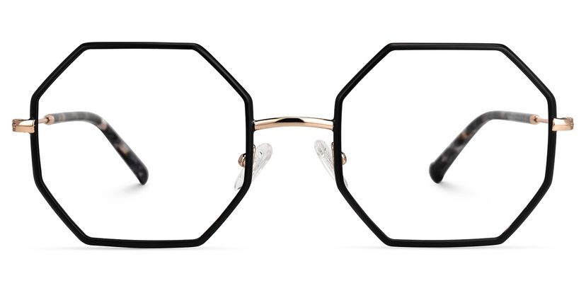 Griffith Geometric Black Glasses