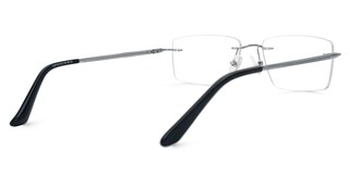 Ndiaye Rectangle Silver Glasses3