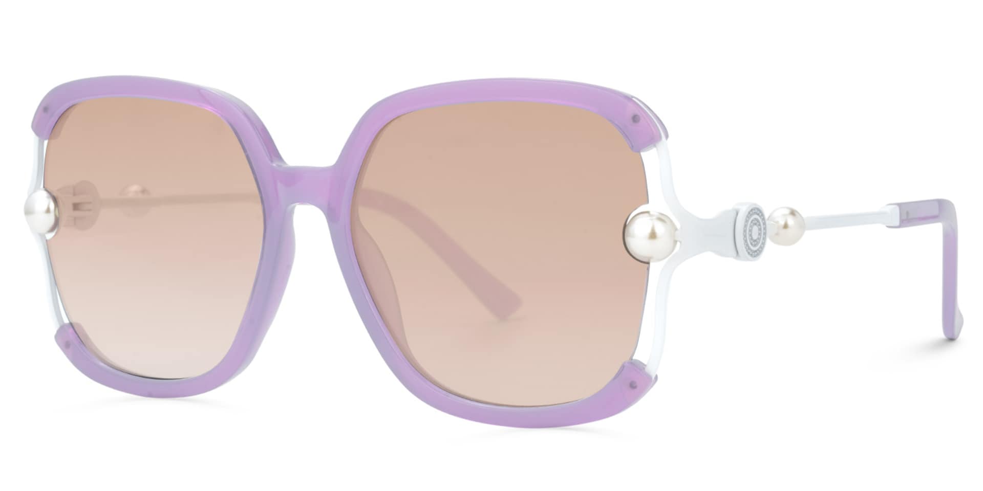 Square Purple Sunglasses Frames1