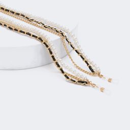 Stylish Popular Pearl Gold Eyeglasses Chains0