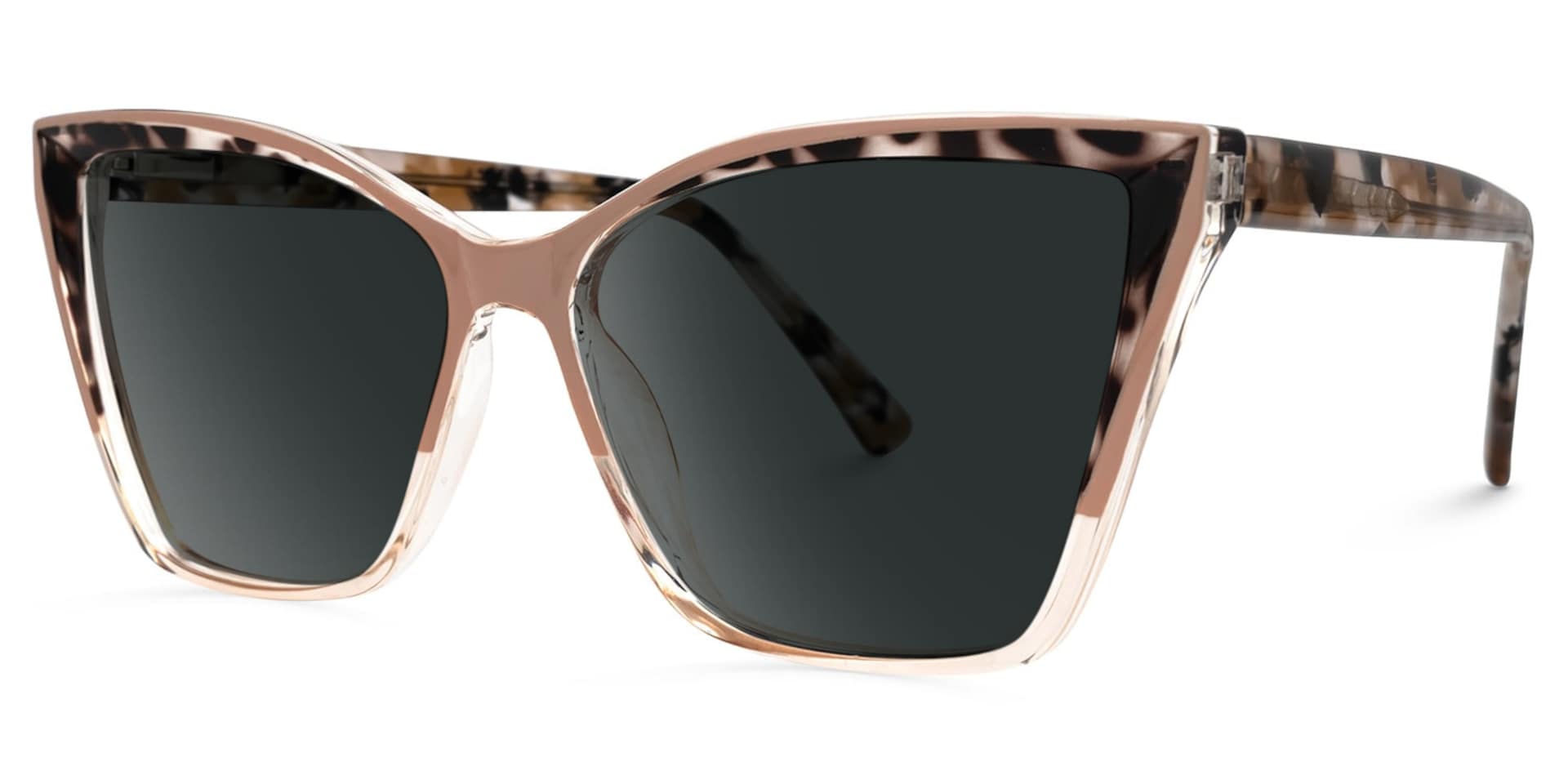 Cateye Adalis Champagne Sunglasses deals -Zeelool Glasses1