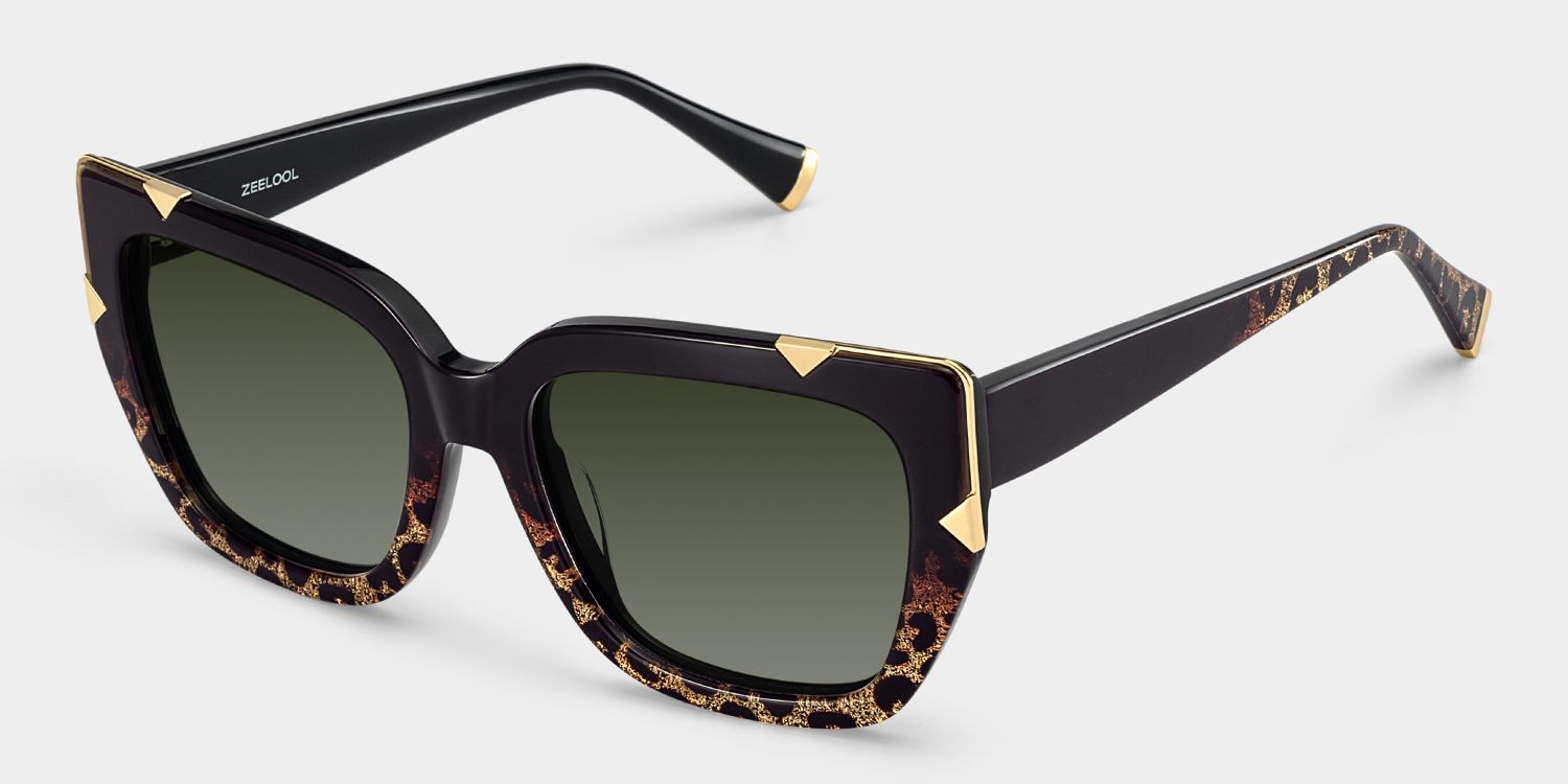 Dax Square Two-tone Frame Eyeglasses for Women| ZEELOOL