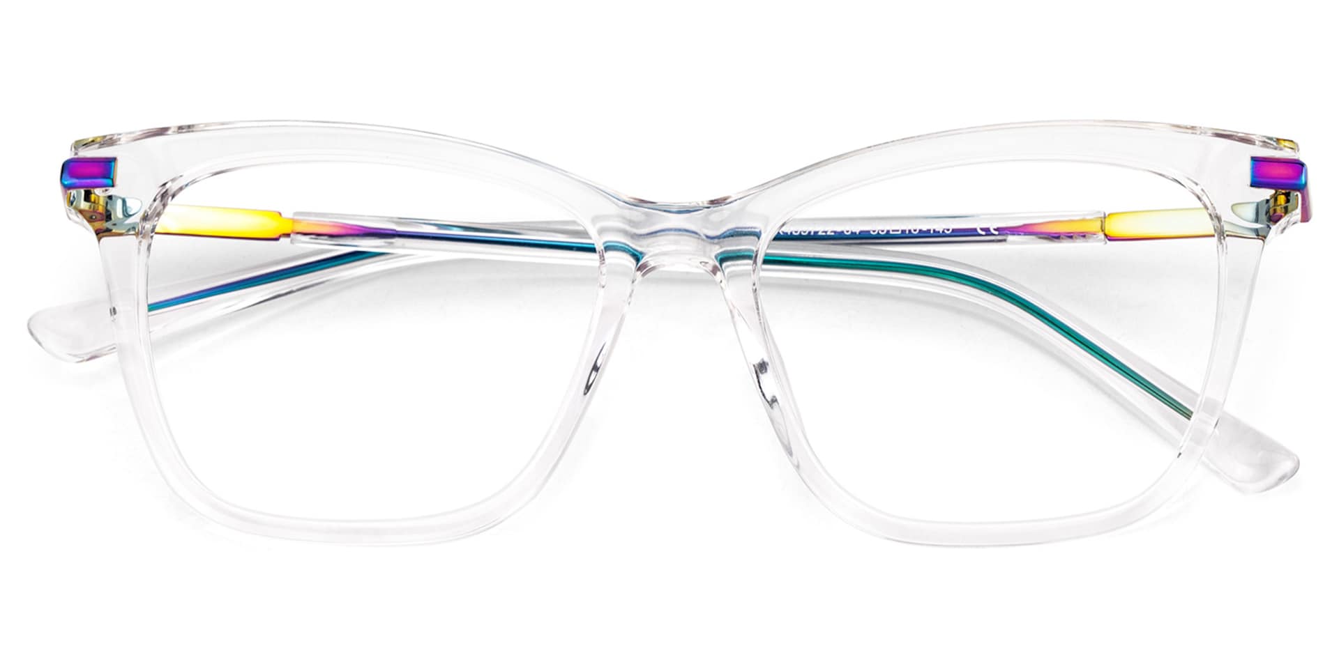 Eliot Rectangle Eyewear with Crystals2