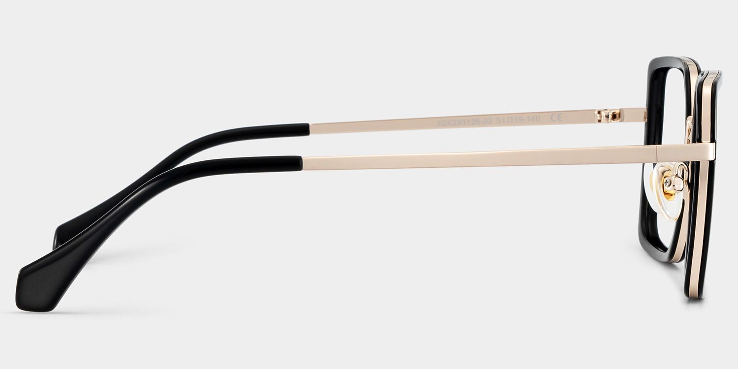 Shane Black Frame Glasses with Square Frame Online | ZEELOOL4