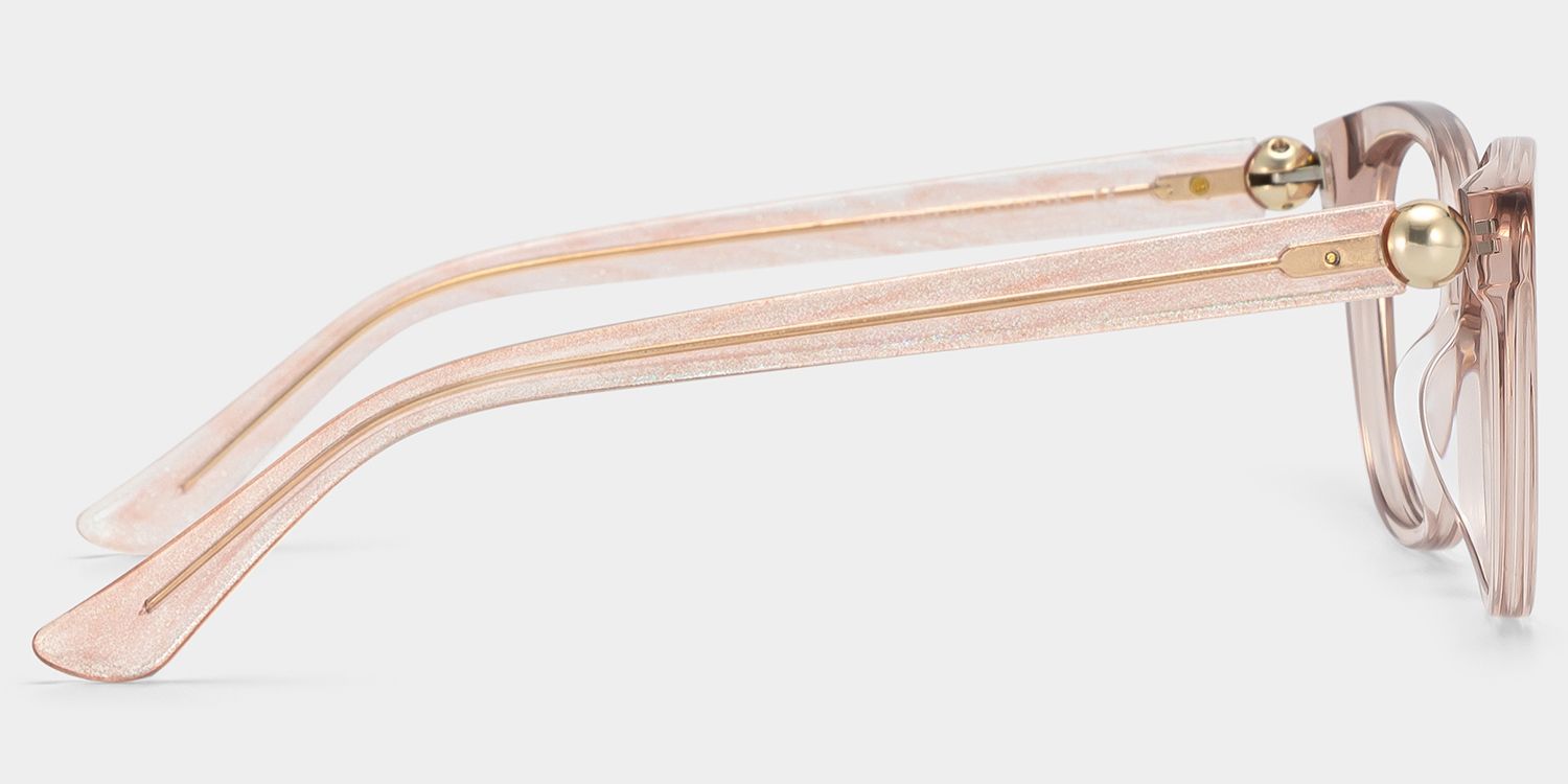 Charlotte Pink Clear Cat Eye Glasses Frames for Sale | Z...3