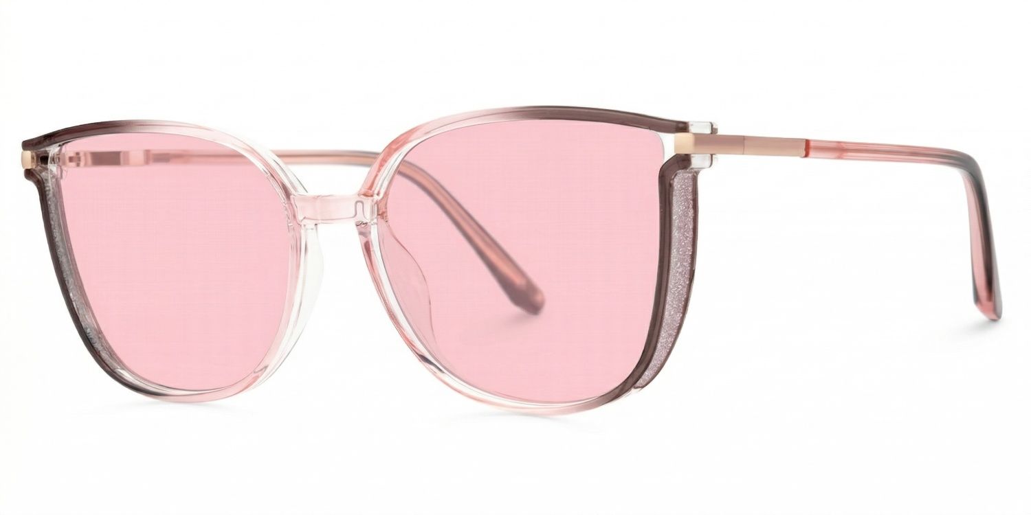 Rodz Square Pink-Tan Frame Sunglasses Online Sale | ZEELOOL