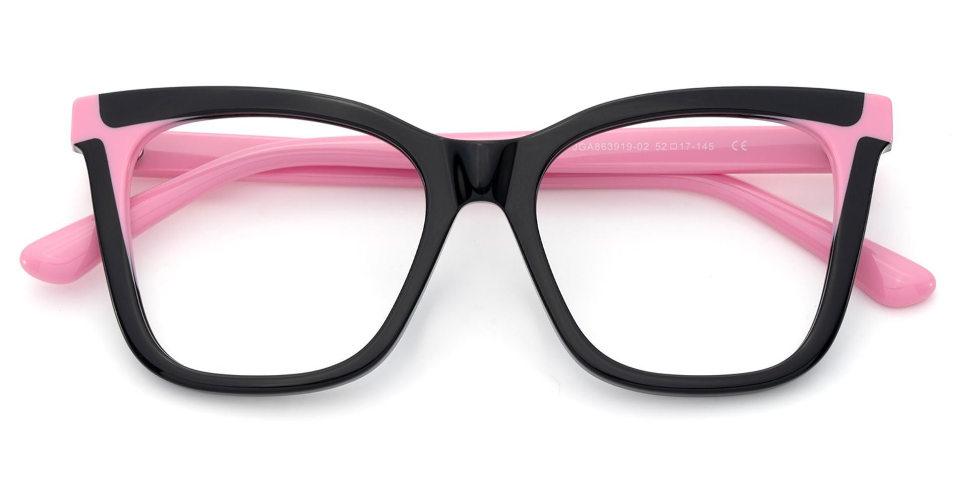 Square Black Eyeglasses- Grubbs acetate Frame Glasses2