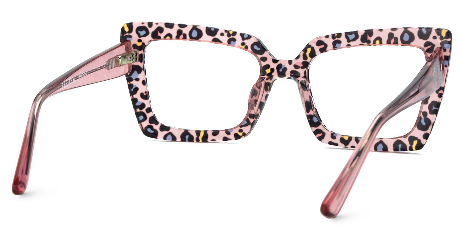 Tootie Eyeglasses in Butterfly Pink Leopard Frame | Zeelool4