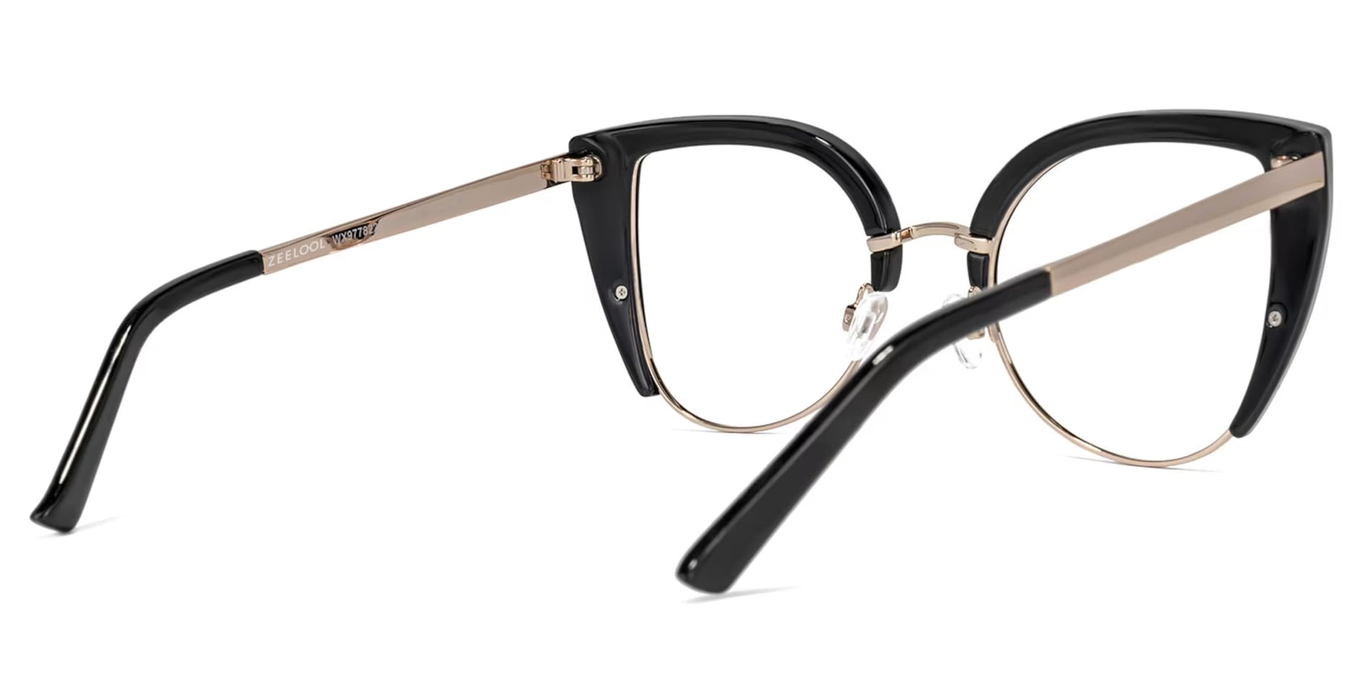 Brewer Cateye Black Frame Glasses | Zeelool Optical3