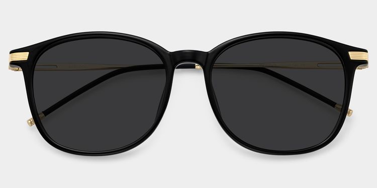 Greene Black Square Glasses