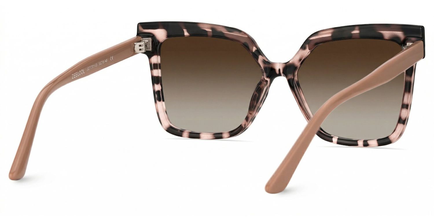 Square Eboney Tortoise Frame Glasses Deals -Zeelool Optical4