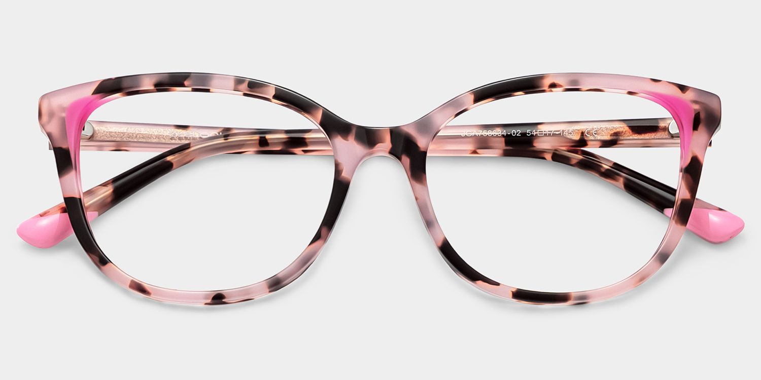 Brady Butterfly Pink Tortoise Frame Glasses for Women | ZEELOOL1