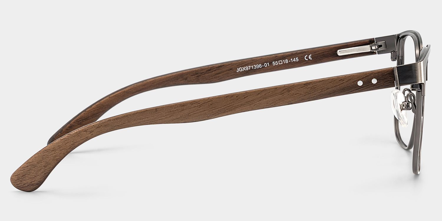 Luke silver browline glasses Online | ZEELOOL