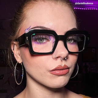 Bobbee Square Black Glasses9