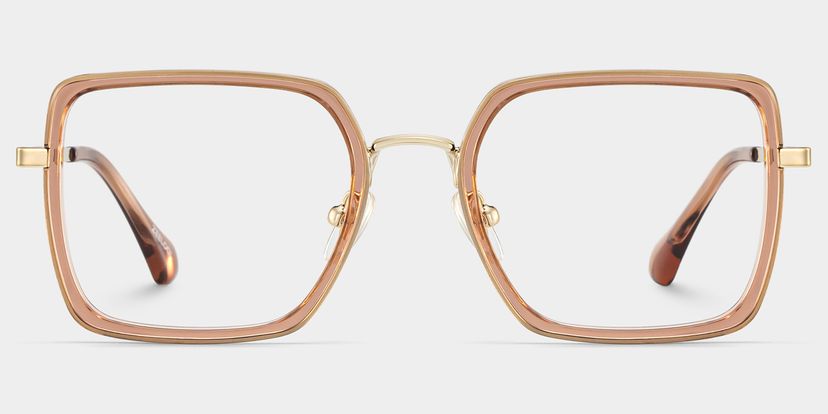 Shane Square Brown Glasses