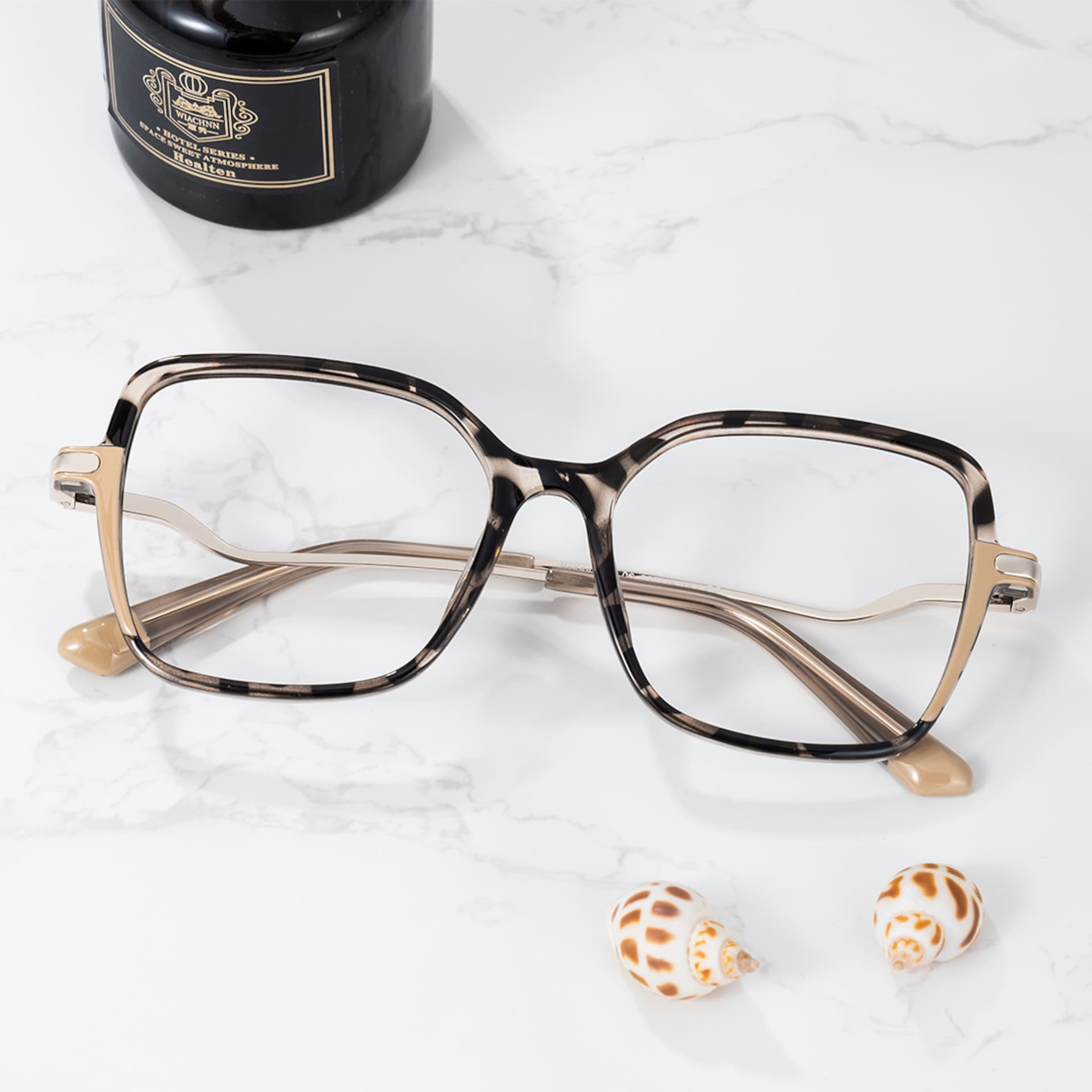 Rendon Square Tortoiseshell Glasses Women's Glasses | Zeelool0