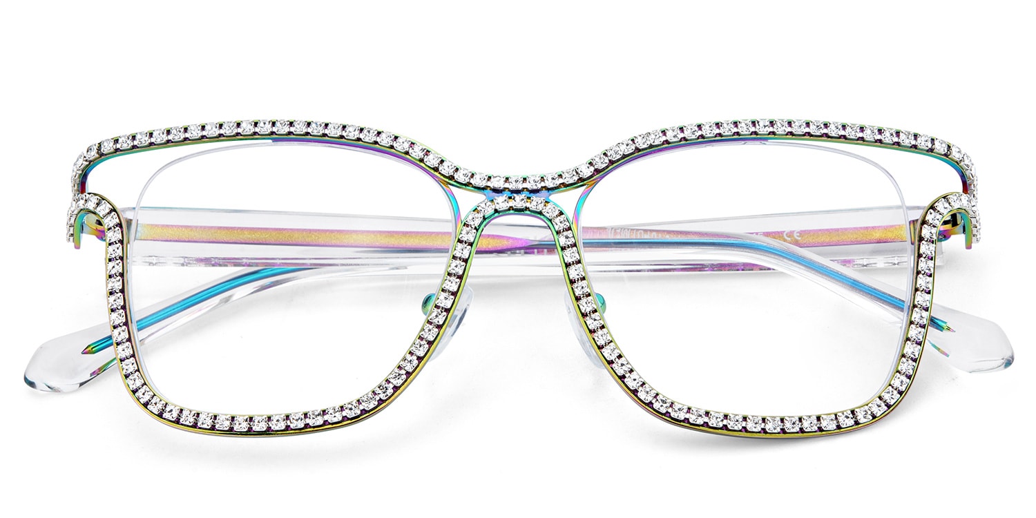 Shine Square Iridescent Glasses3