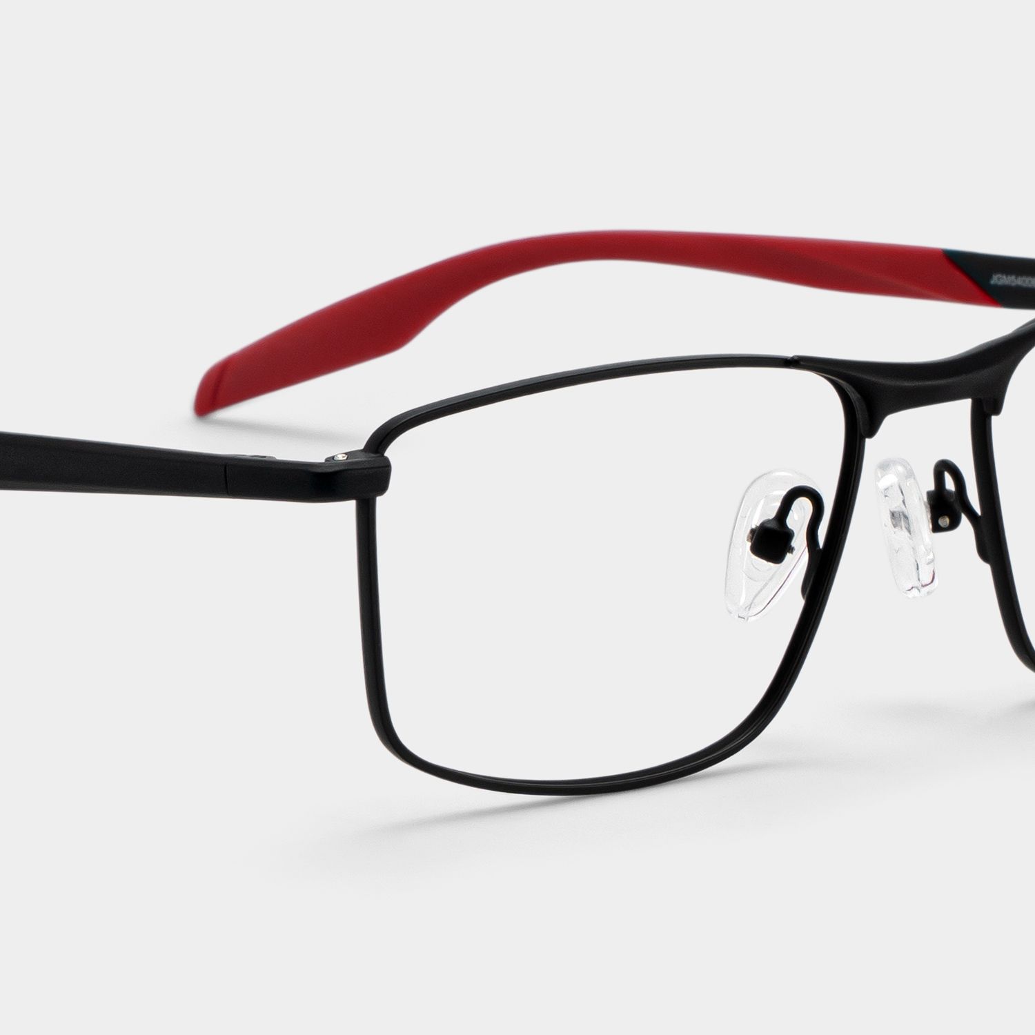 Scout Rectangle Black Frame Glasses for Men | ZEELOOL4