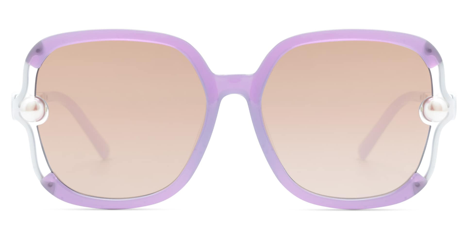 Square Purple Sunglasses Frames0