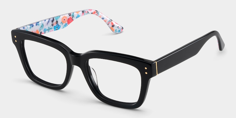 Zinnia Black Frame Glasses with Rectangle Frame Online | ZEELOOL3