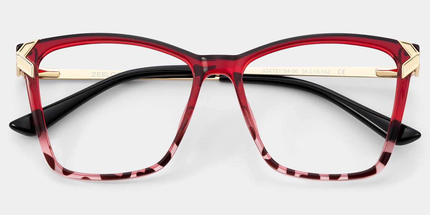 Mia translucent square Frame glasses Online | ZEELOOL2