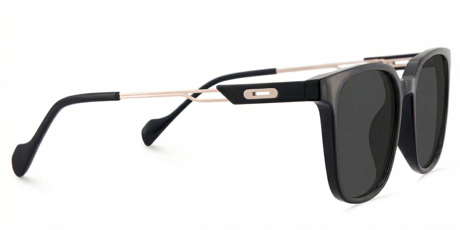 Chloe Black Square Prescription Glasses | Zeelool3