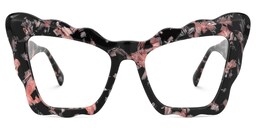 Wandy Cateye Floral Glasses0