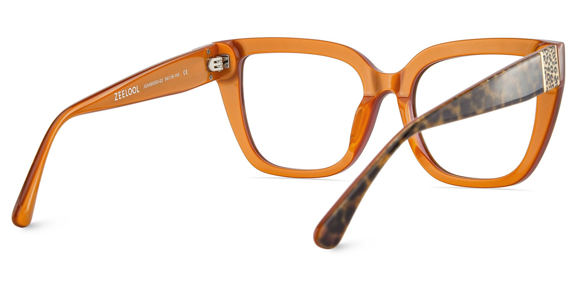 Square Frame Leopard Glasses on Sale5