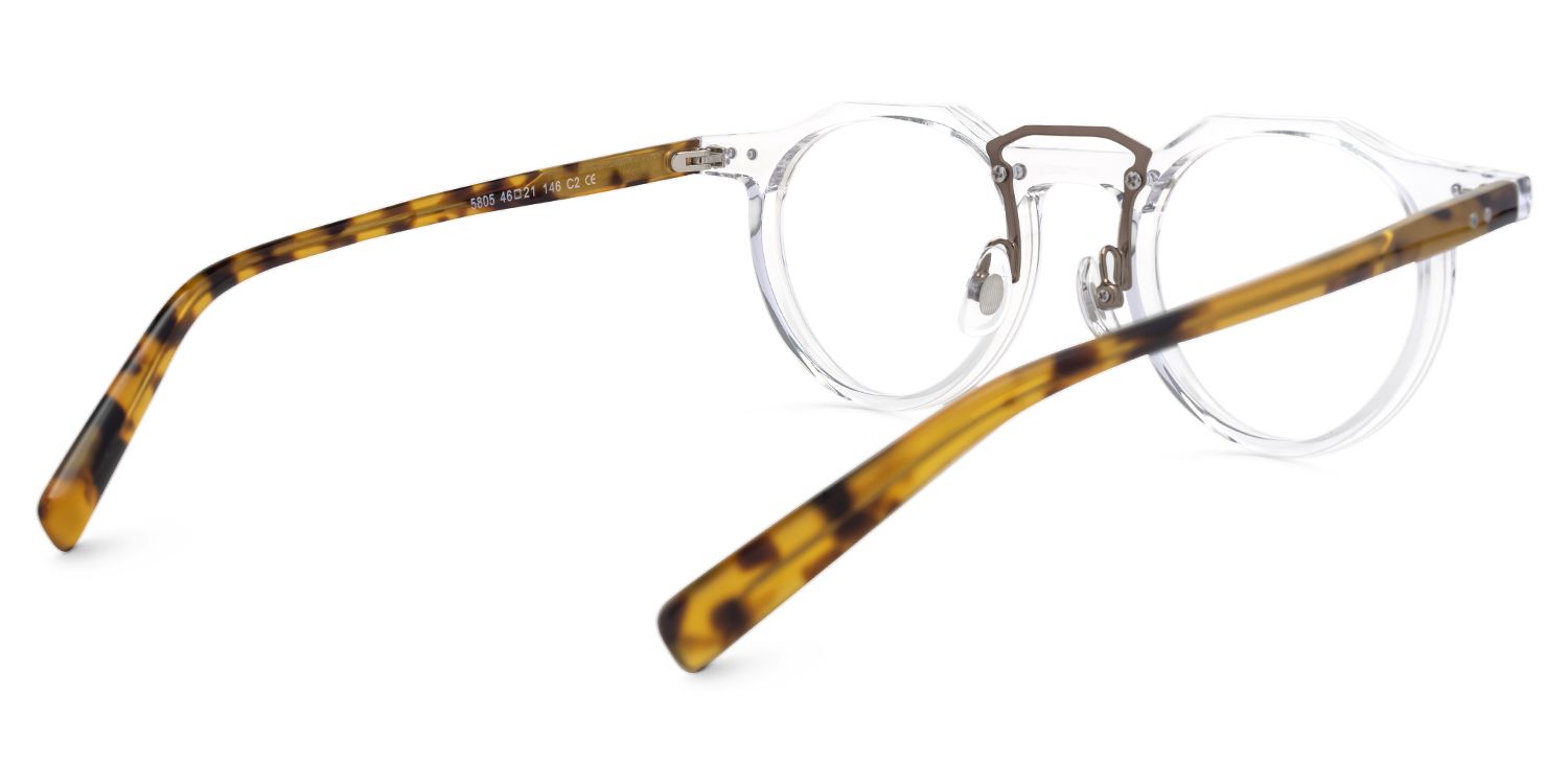 Adjustable Nose Pads Jerria Eyeglasses, Jerria Clear Glasses -Zeelool3