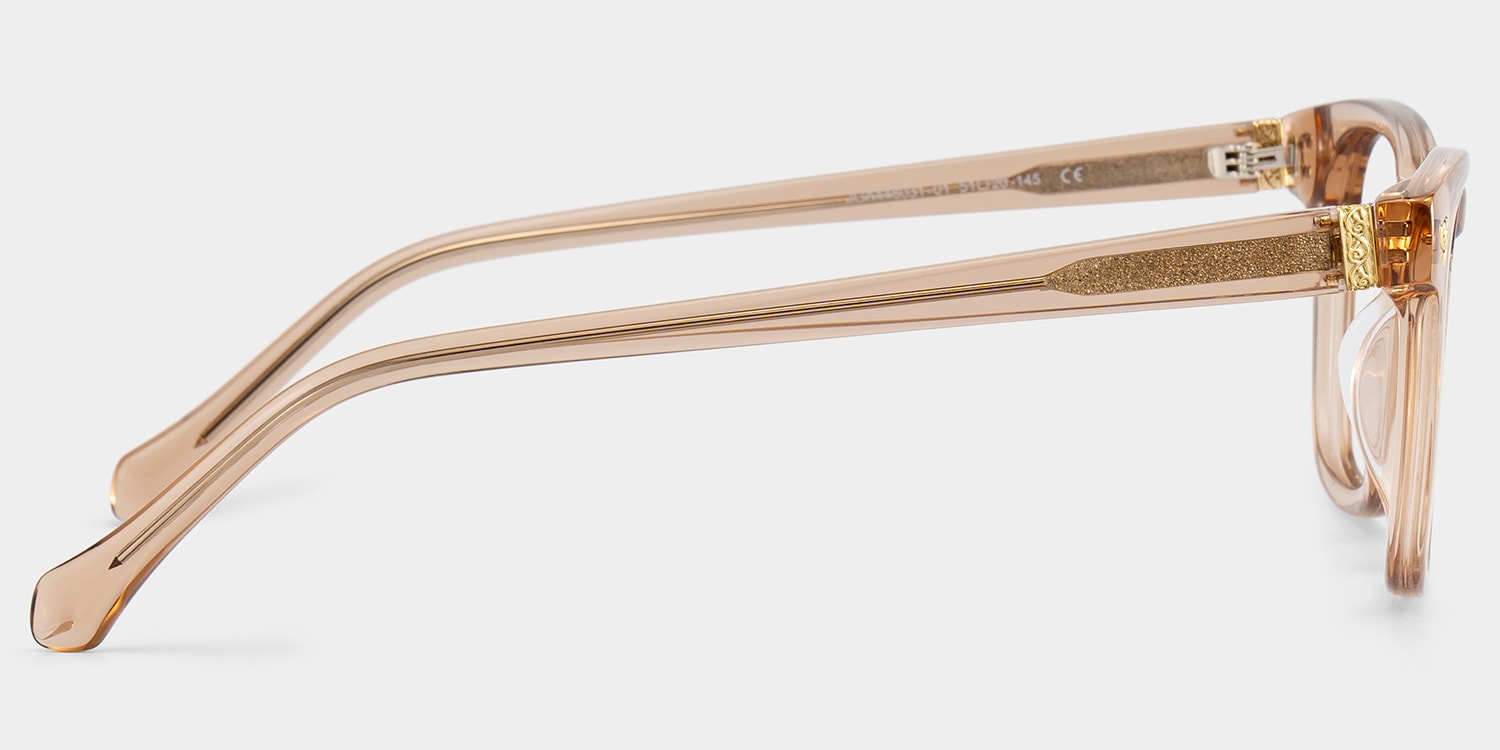 Heather Brown Frame Glasses with Square Frame Online | ZEELOOL