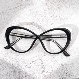 Chasidy Butterfly Black Glasses4
