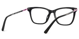 Eliot Rectangle Black Glasses5