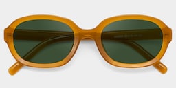 Astra Geometric Brown Polarized Sunglasses2