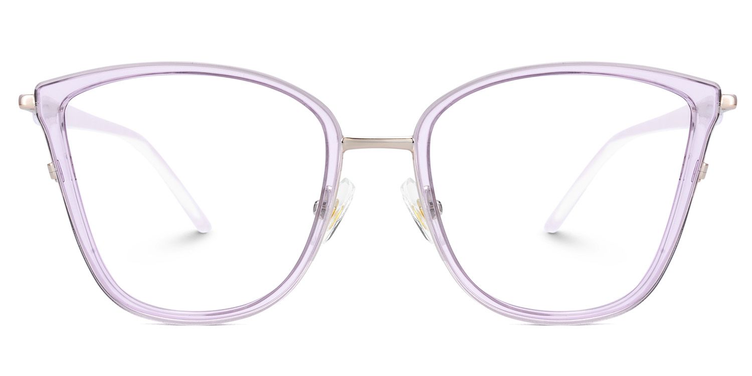 Cateye Transparent Purple Frames - Marisa deals at Zeelool1