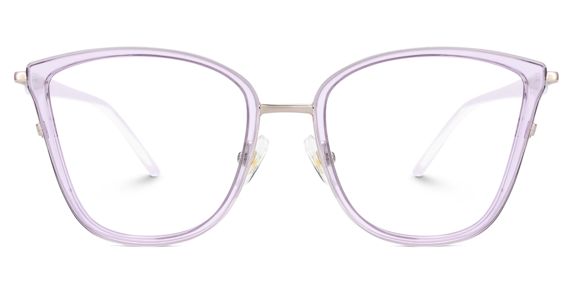 Cateye Transparent Purple Frames - Marisa deals at Zeelool1