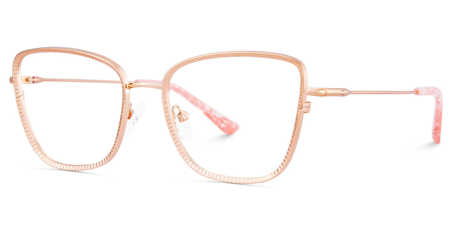 Rose Gold Metal Glasses Frames3