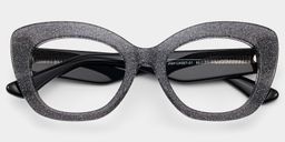 Mireille Butterfly Black Glasses2