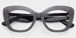 Mireille Butterfly Black Glasses2