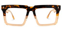 Moreland Rectangle Two-Tone Glasses0