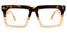 Moreland Rectangle Two-Tone Glasses0