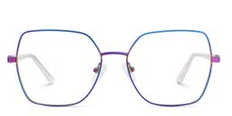Billie Geometric Iridescent Glasses1
