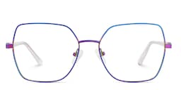Billie Geometric Iridescent Glasses1