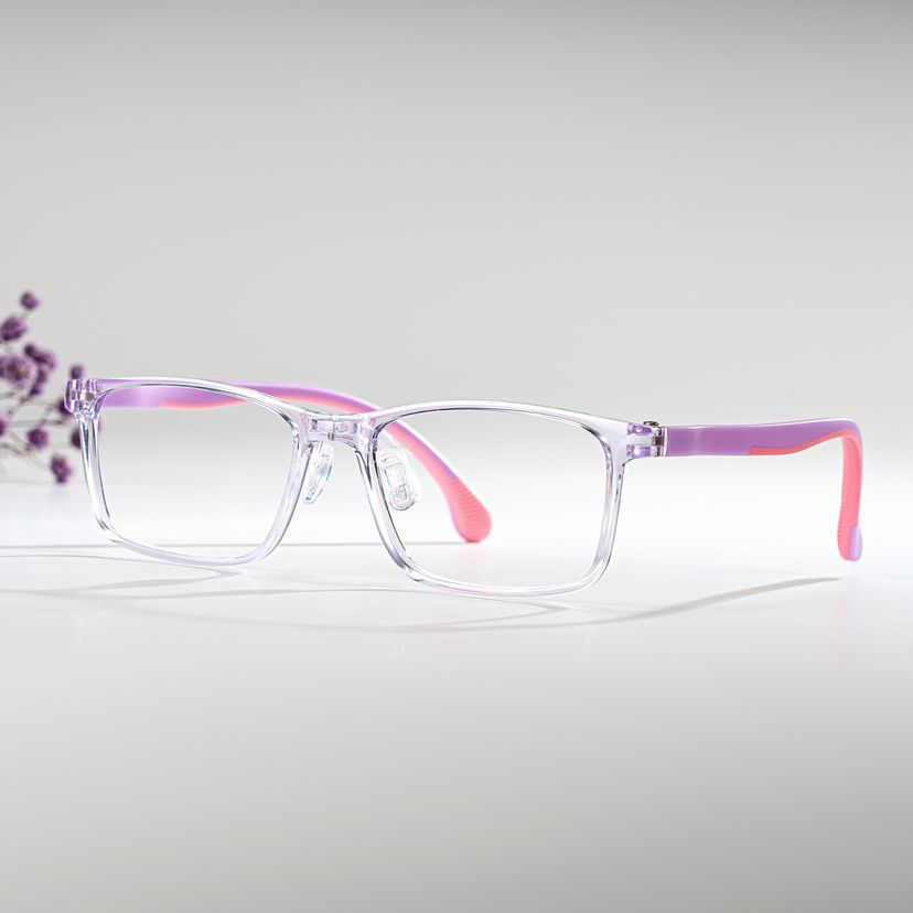 Sunny Rectangle Purple Glasses
