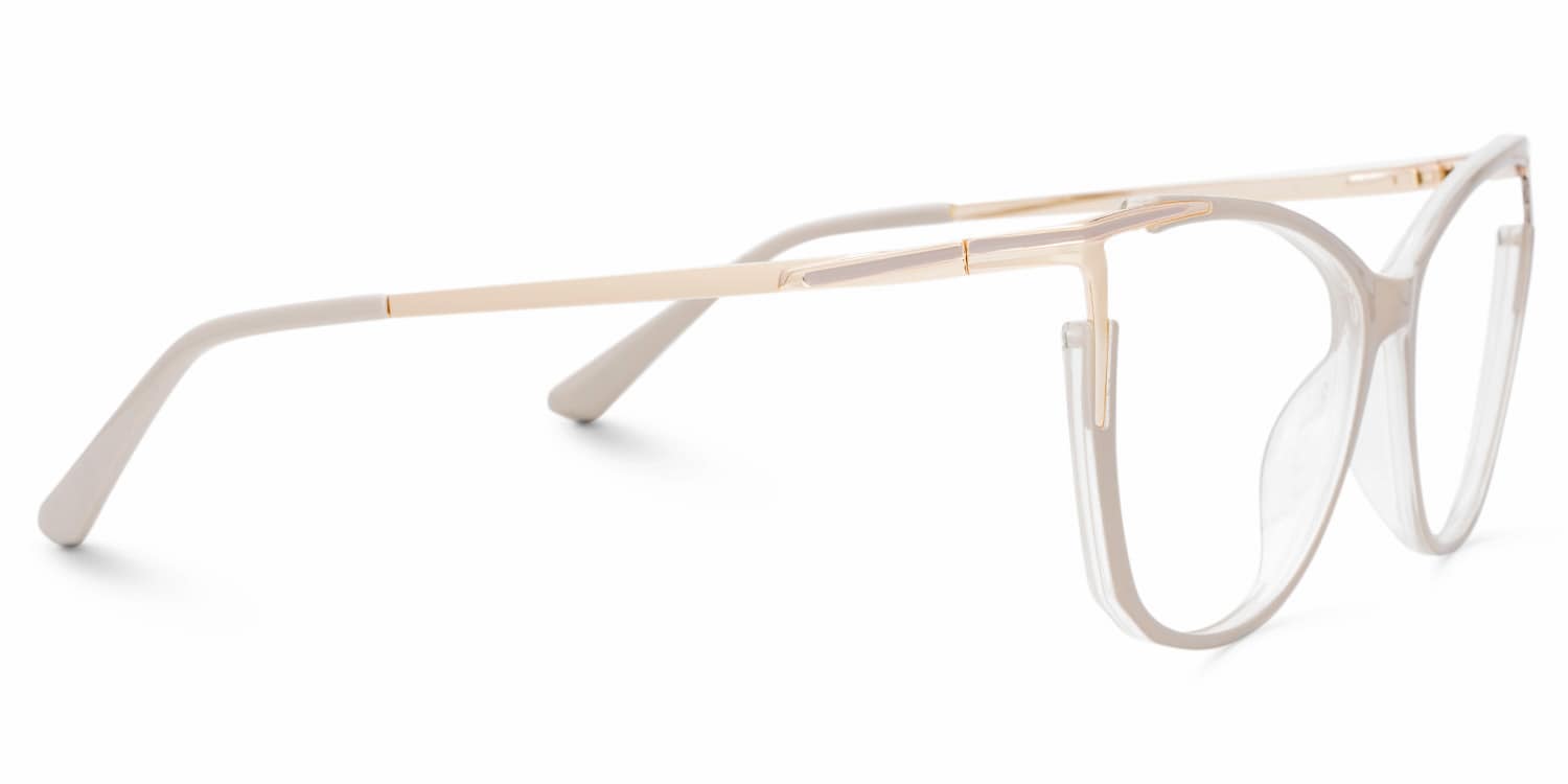 Yomary Cateye Khaki Glasses3