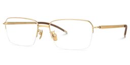 Swerry Rectangle Gold Glasses3