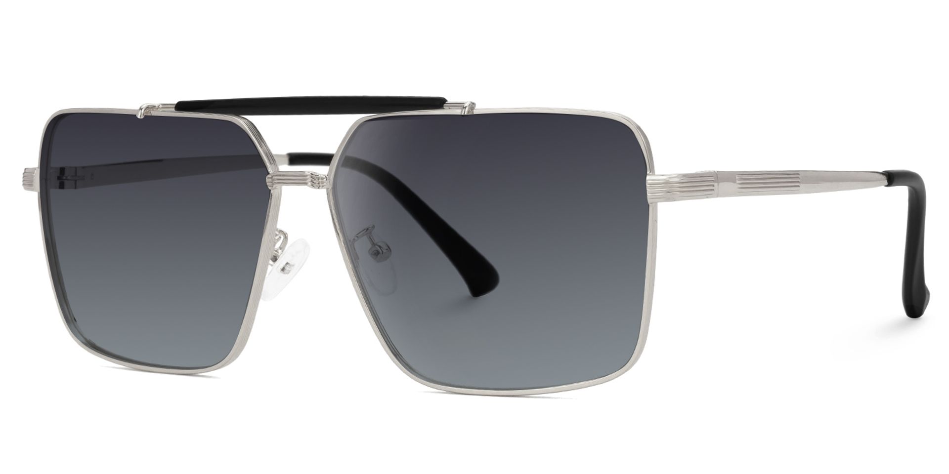 Alford - Aviator Silver Frame Sunglasses1