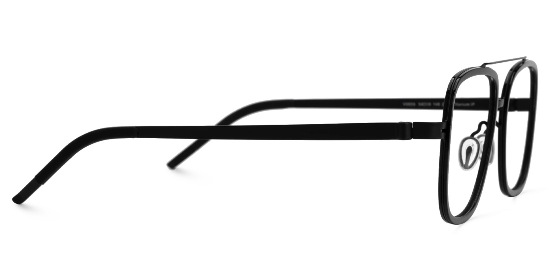 Aviator Sharonica Black Color Frame Glasses | Zeelool2