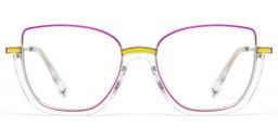 Coleman Square Iridescent Glasses0