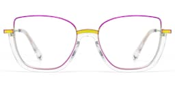 Coleman Square Iridescent Glasses0