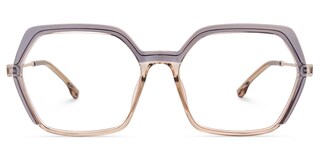 Waldron Geometric Purple Glasses0